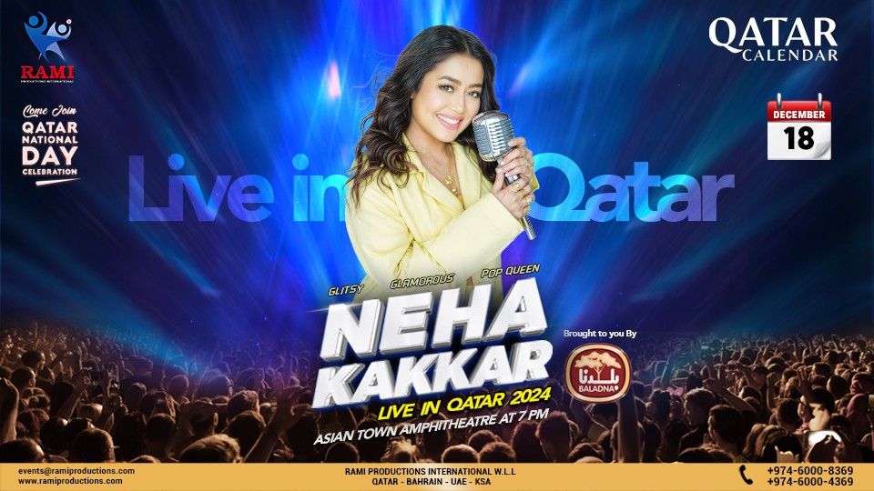 Neha Kakkar Live in Qatar 2024