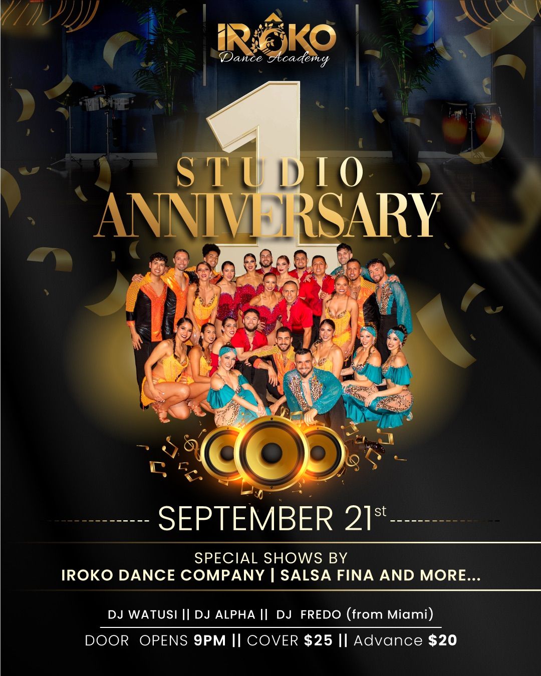 Ir\u00f4ko Studio 1st Anniversary Salsa & Bachata Social