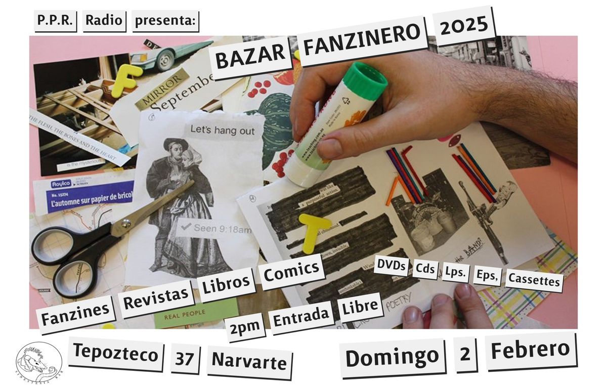 Bazar Fanzinero en Sinestesia Narvarte