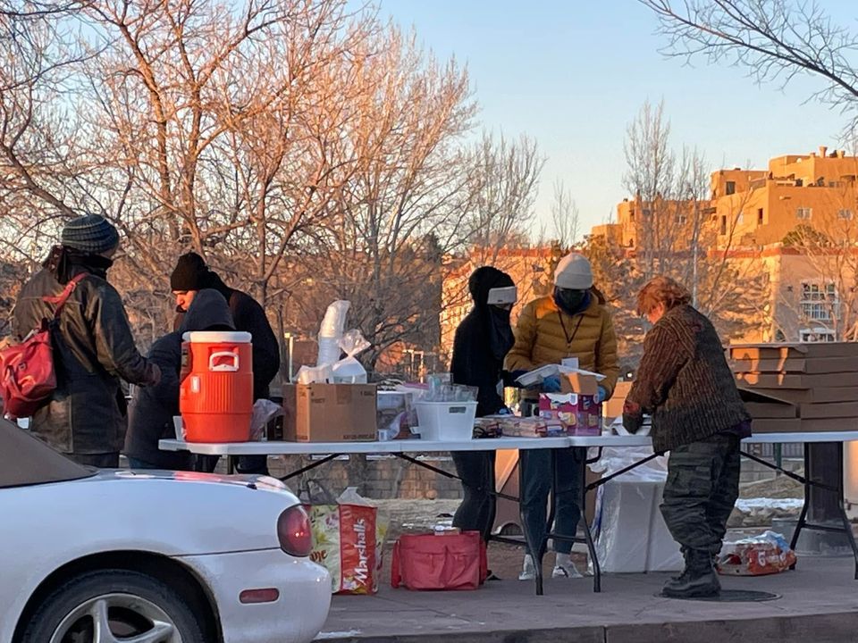Stationary Meal Distribution (SANTA FE), Devargas Skate Park, Santa Fe