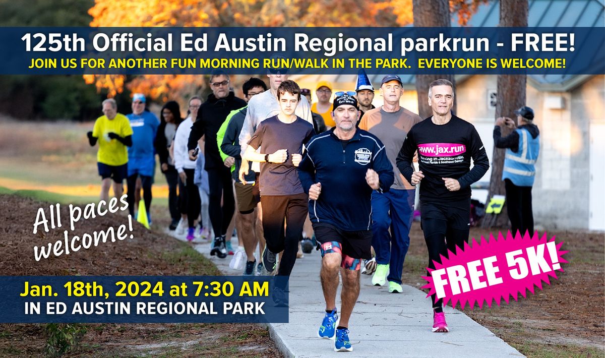 125th Official Ed Austin Regional parkrun (Jacksonville, FL)