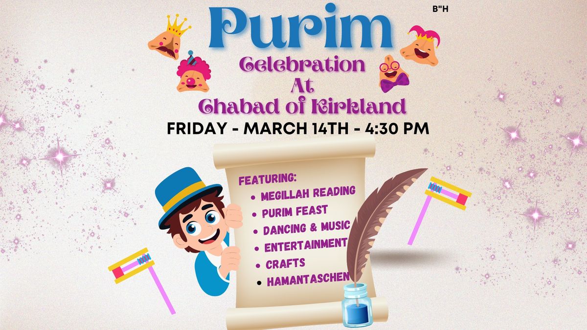 Purim Celebration at Chabad Kirkland