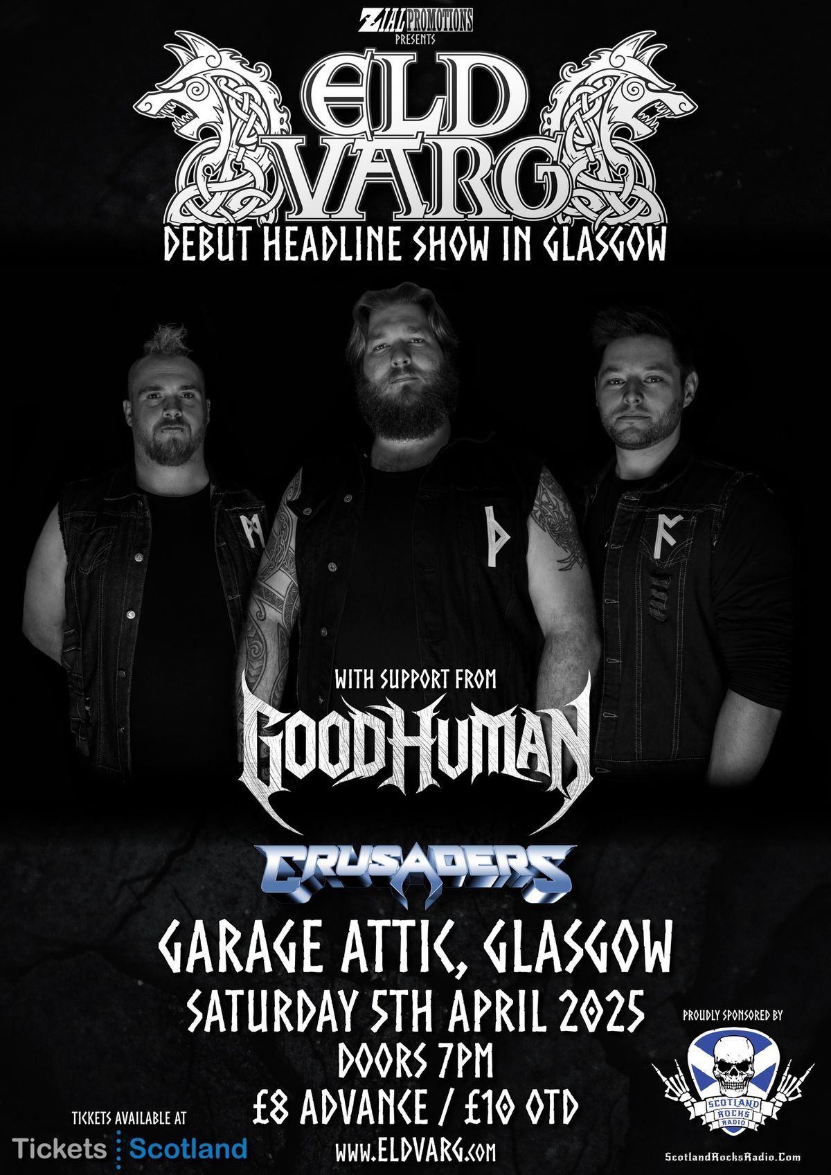 Eld Varg - Debut Headline Show in Glasgow