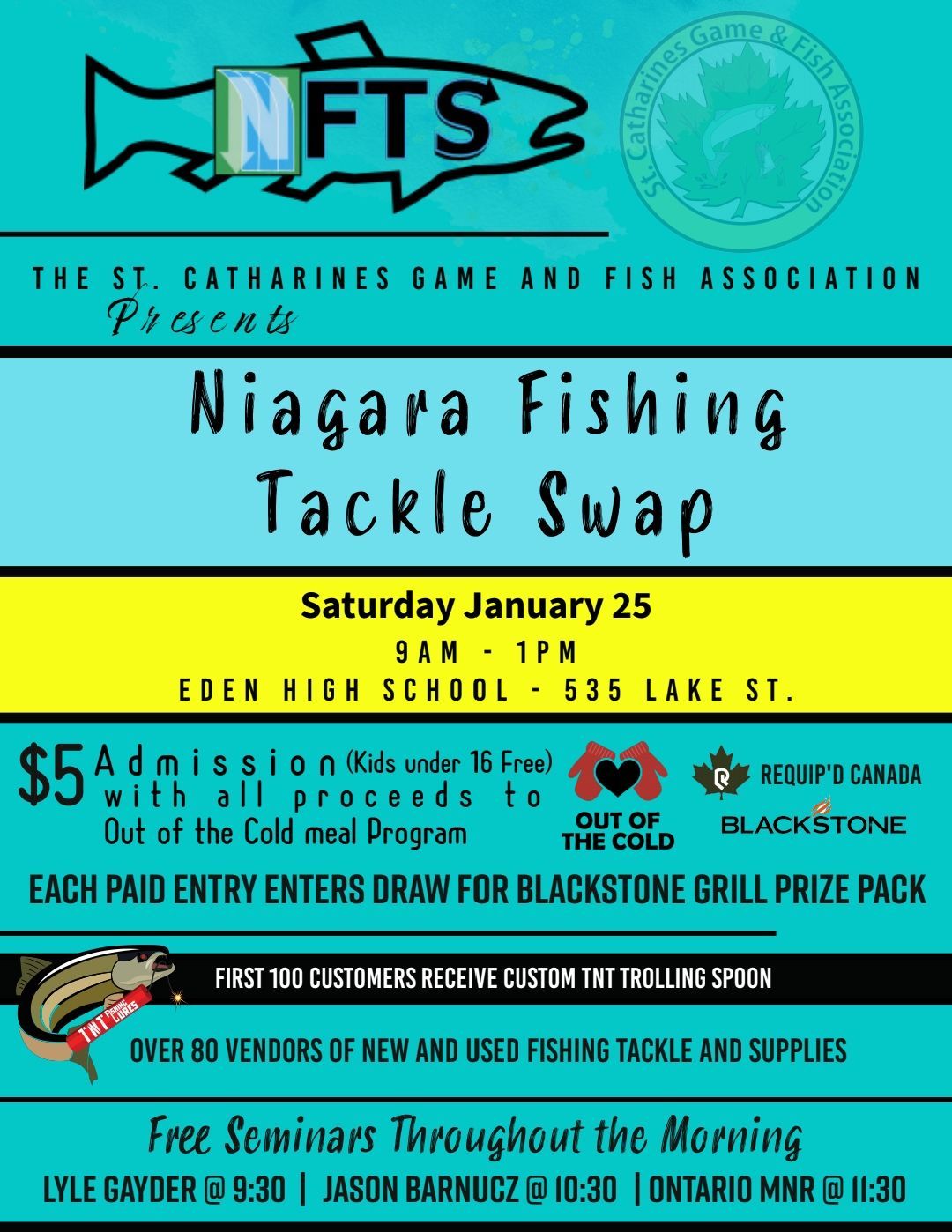 Niagara Fishing Tackle Swap 