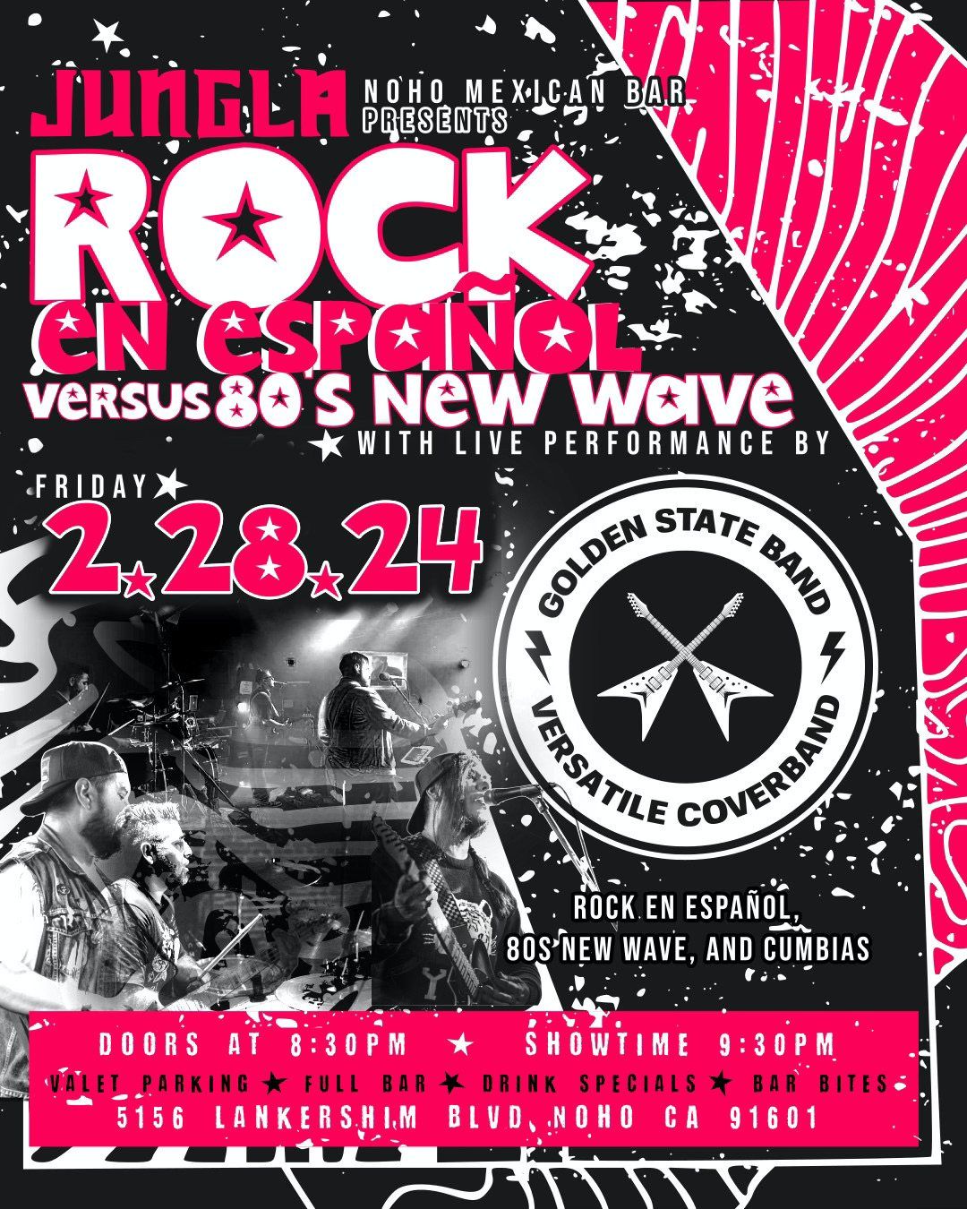 Jungla NoHo Mexican: Rock en Espa\u00f1ol VS 80's New Wave