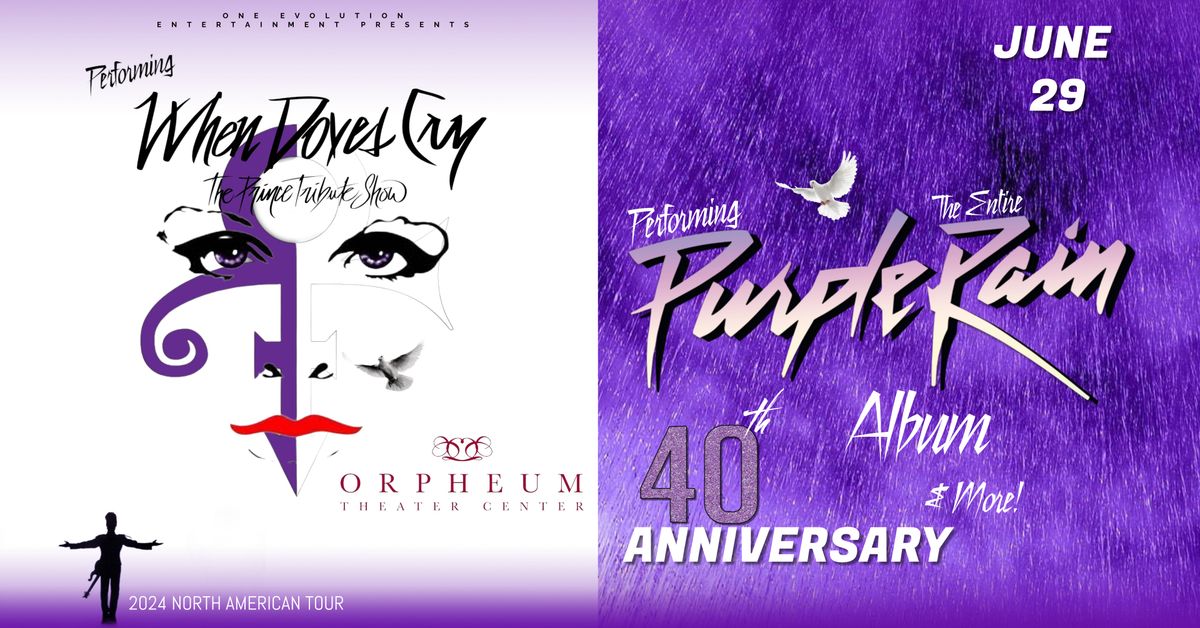 Purple Rain Turns 40 with When Doves Cry - The Prince Tribute Show LIVE in Sioux Falls, SD