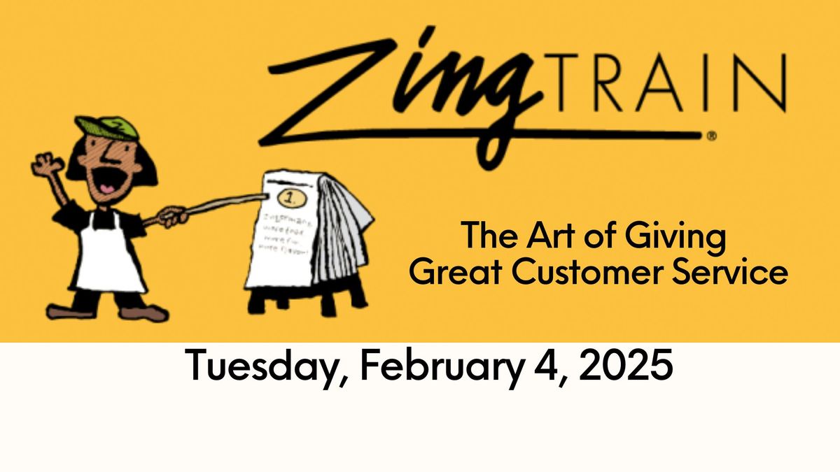 Zing Train - The Art of Giving Great Service