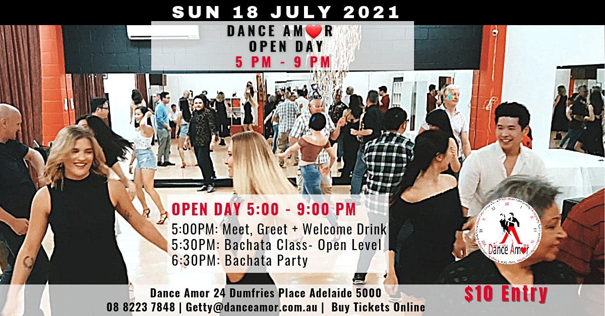 Bachata Class & Dance Party - Amor Open Day 18 JUL