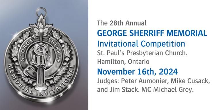 The 28th Annual George Sherriff Memorial Invitational Competition 