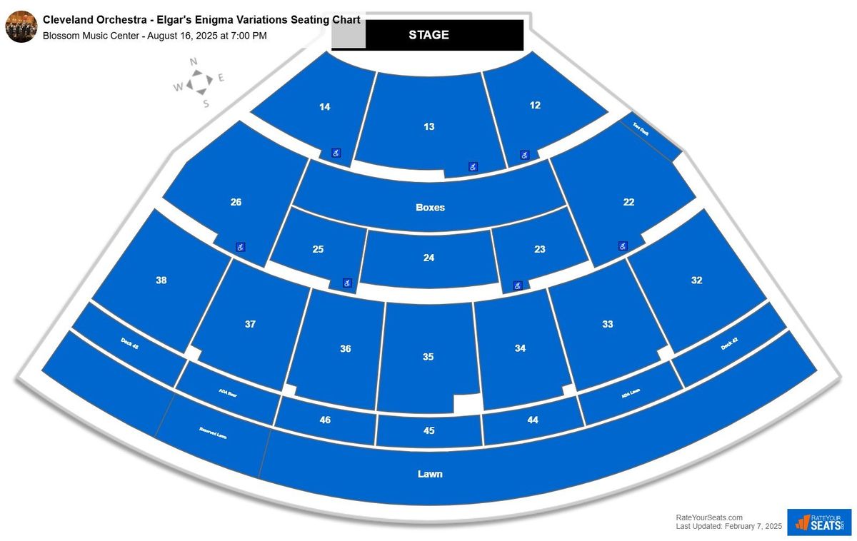 Cleveland Orchestra - Elgar's Enigma Variations at Blossom Music Center