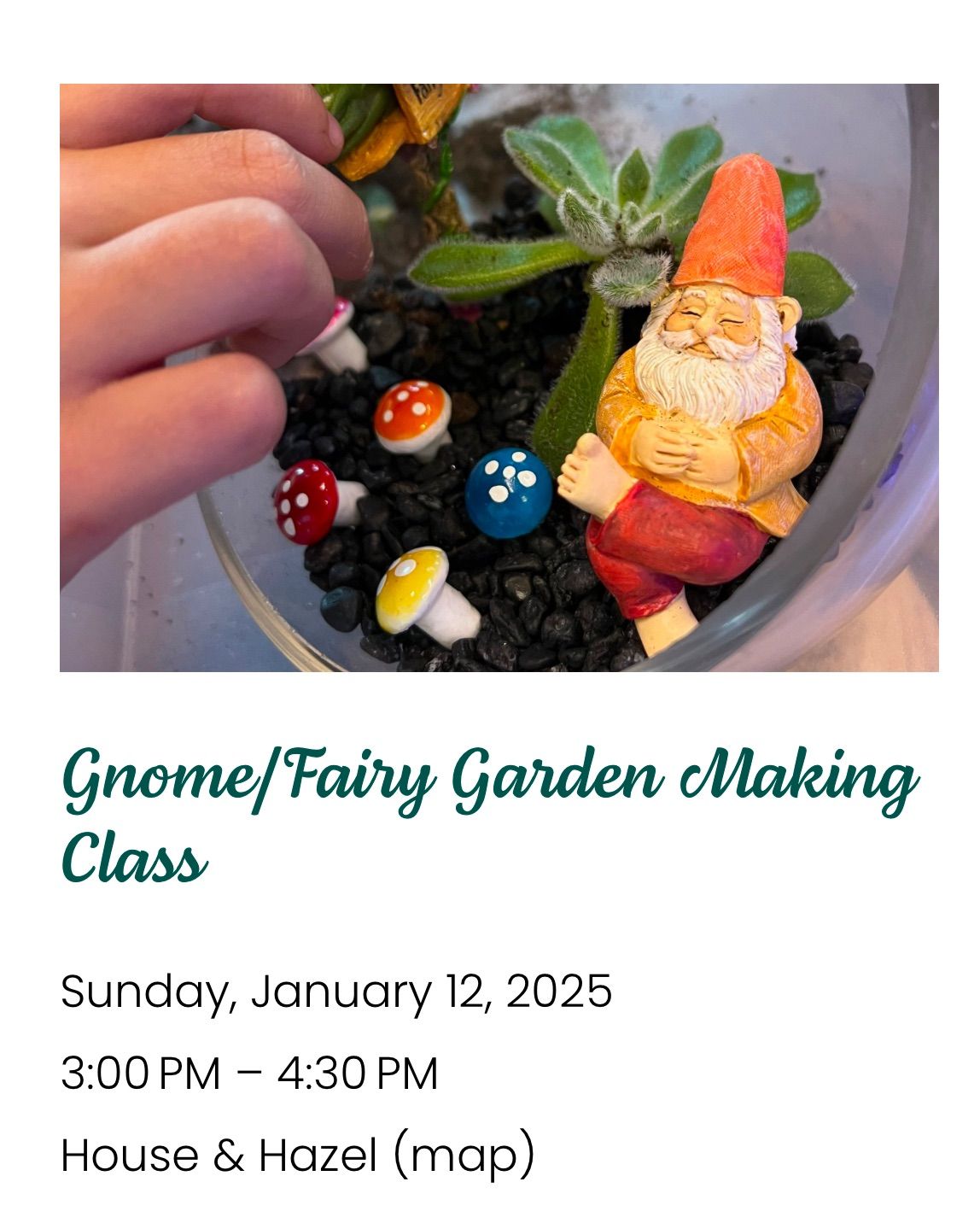 Gnome\/ Fairy Garden Terrariums