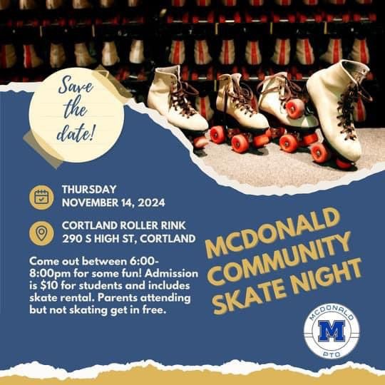 McDonald Community Skate Night