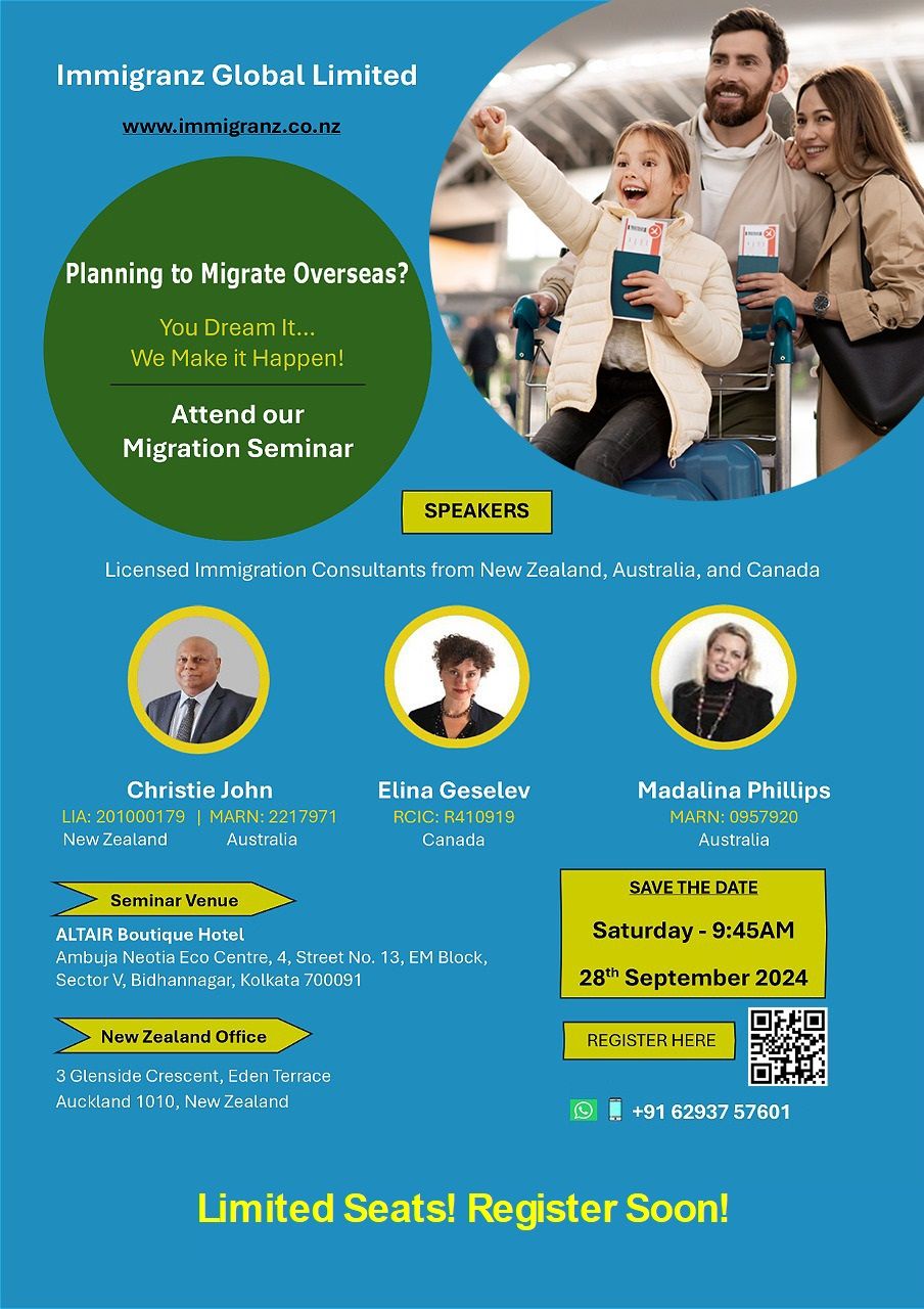 Migration Seminar - New Zealand, Australia, Canada