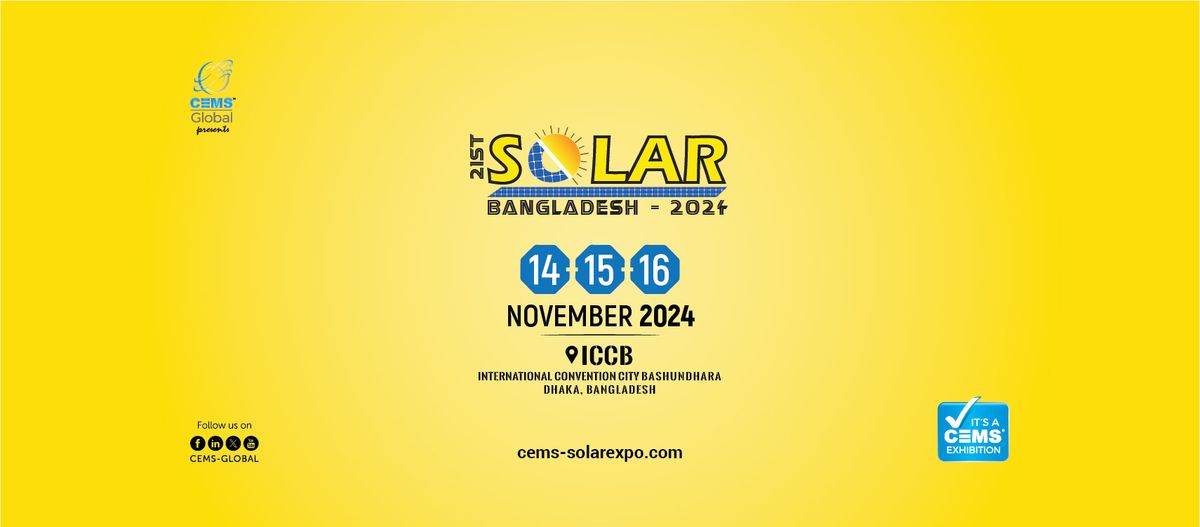 21st Solar Bangladesh 2024 International Expo