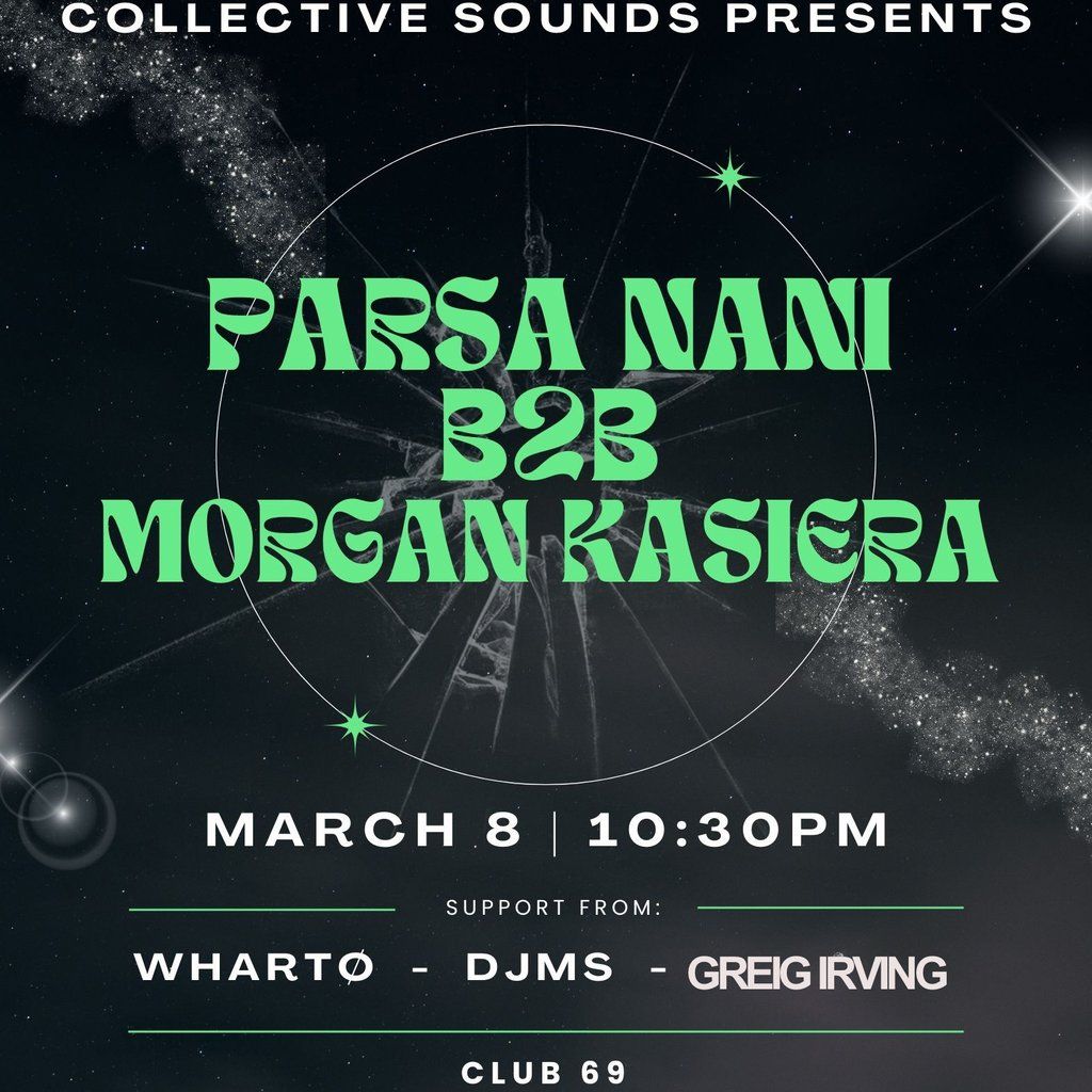 Collective Sounds Presents: Parsa Nani B2B Morgan Kasiera