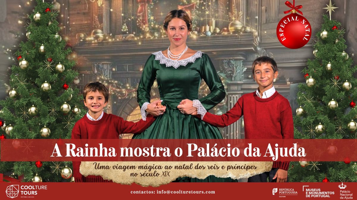 A rainha mostra o Pal\u00e1cio da Ajuda *especial Natal