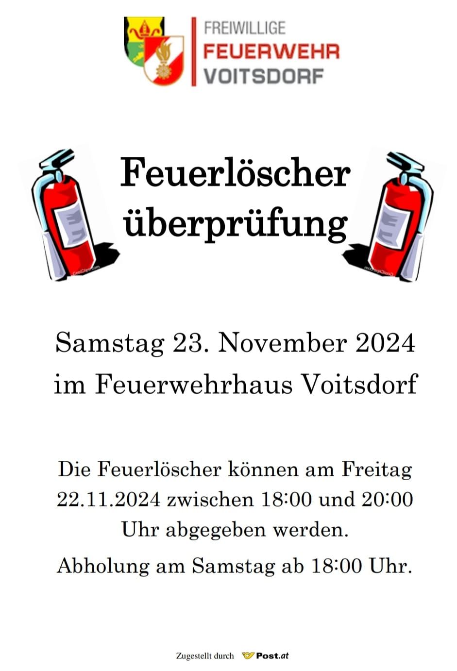 Feuerl\u00f6scher \u00dcberpr\u00fcfung 