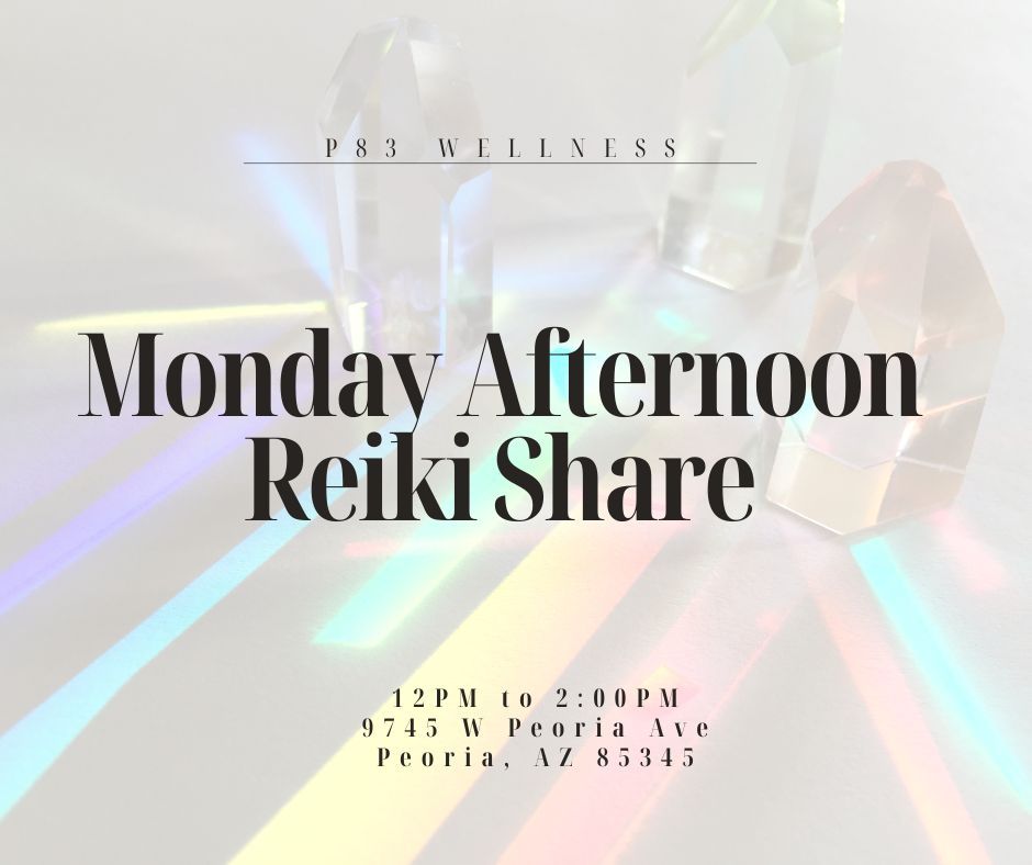 \ud83c\udf1f **Monday Afternoon Reiki Share** \ud83c\udf1f