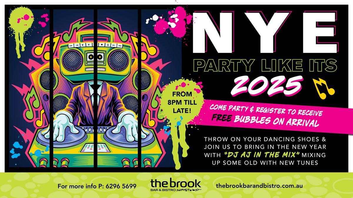 New Years Eve at the Brook!