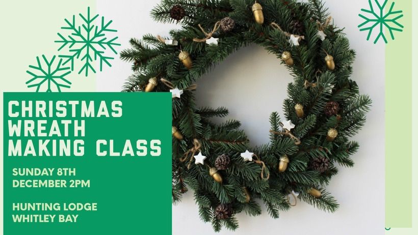 Christmas Wreath Making Class with MB Gardening Services North Tyneside