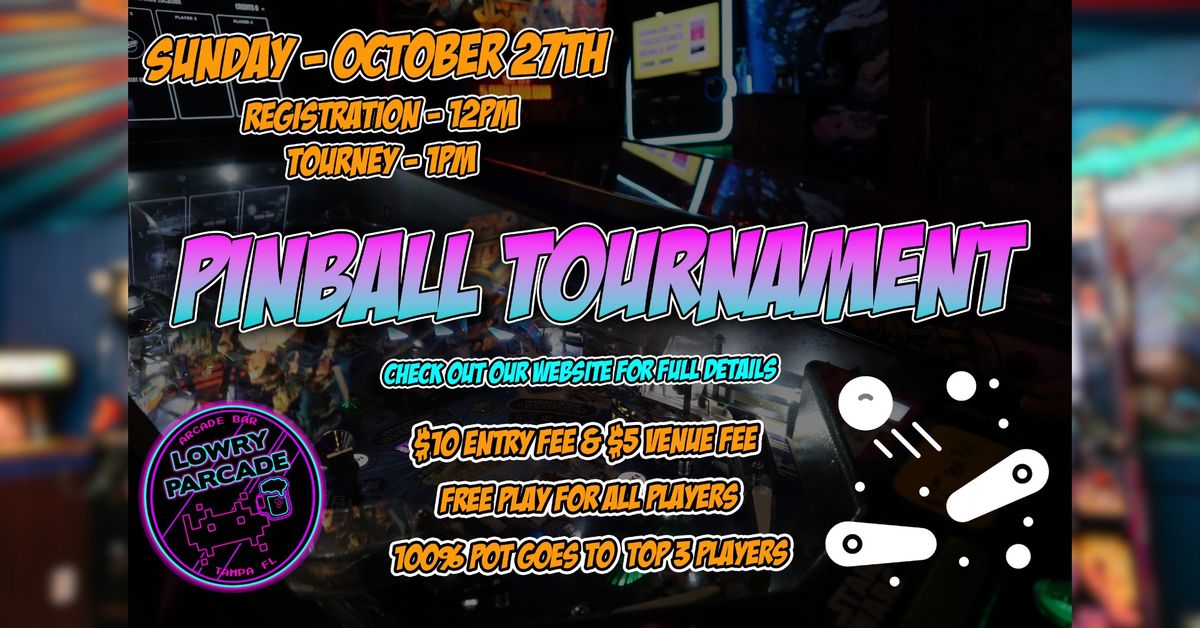 October Pinball Tournament