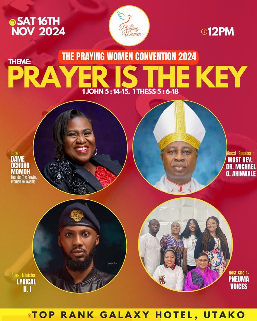 The praying WOMEN CONVENTION