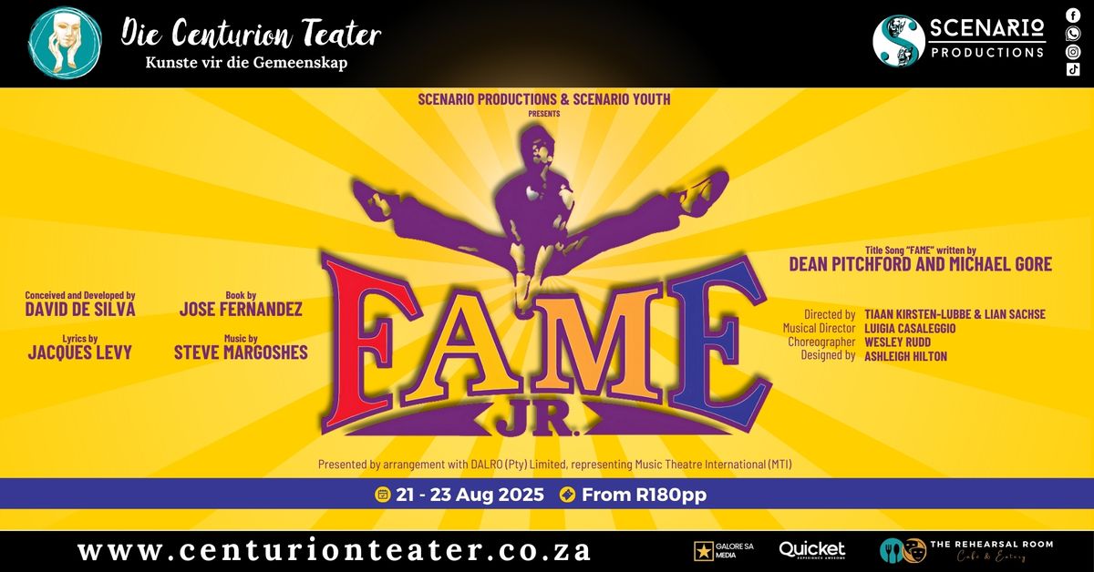 Fame Jr - The Musical! (Scenario Youth @ Die Centurion Teater)