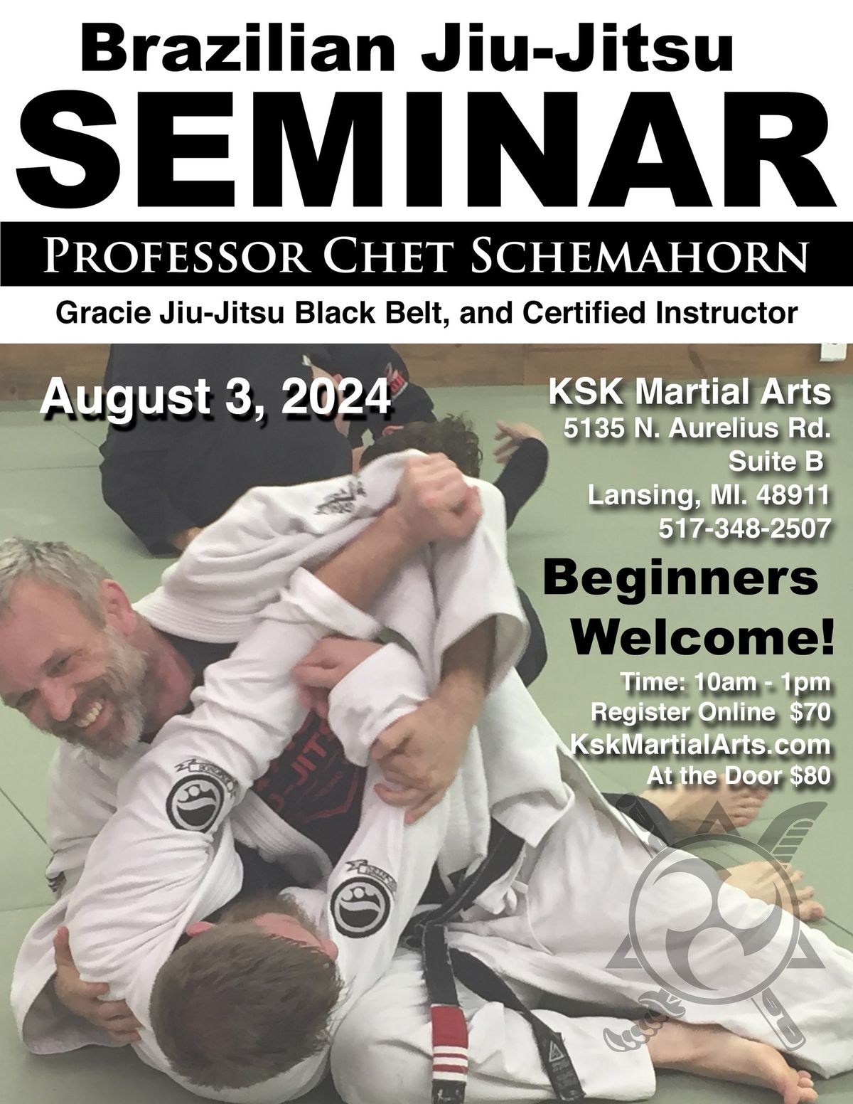 Jiu-Jitsu Seminar w\/ Prof. Chet Schemahorn at KSK