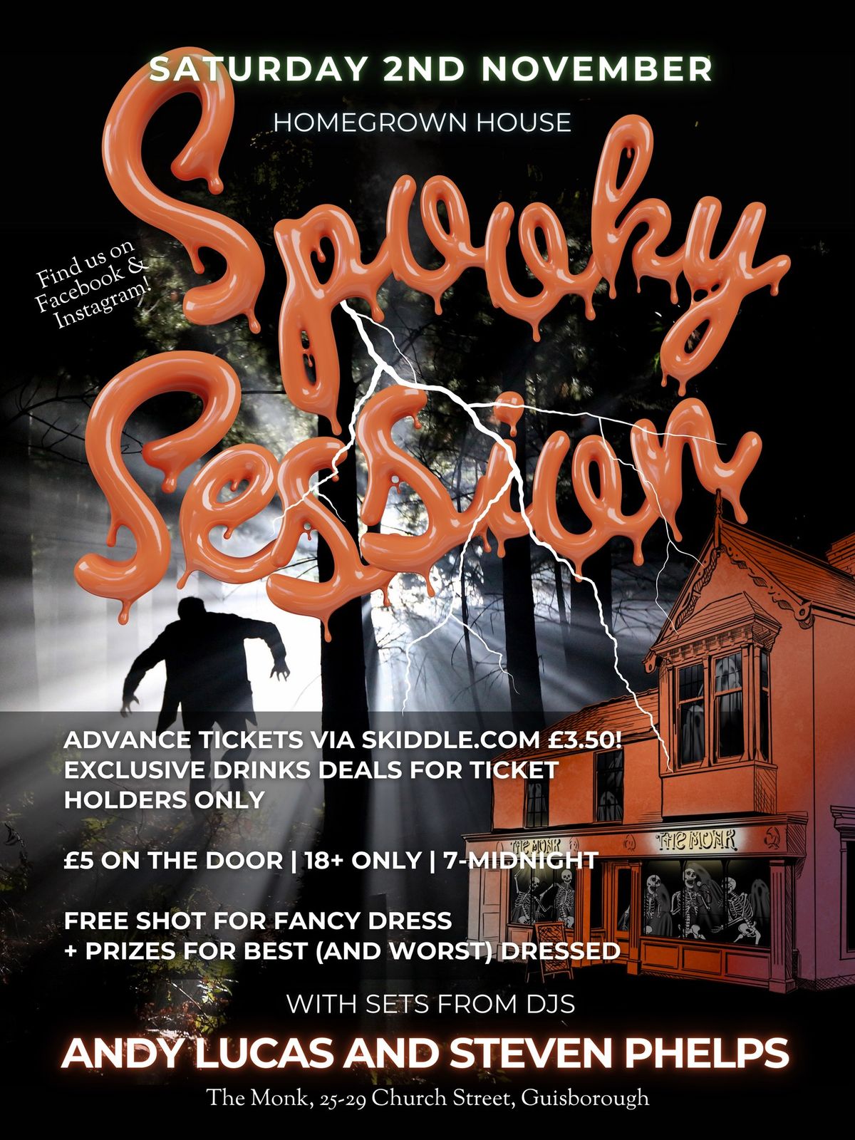 SPOOKY SESSIONS - HOUSE SET @ The Monk