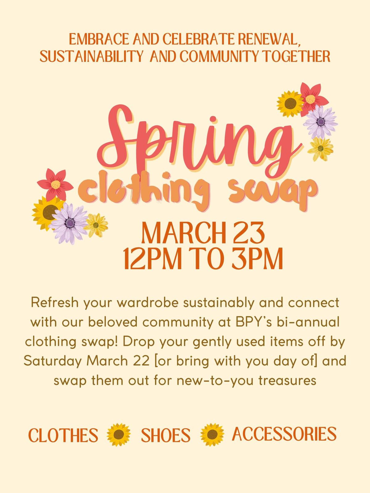 Spring Clothing Swap