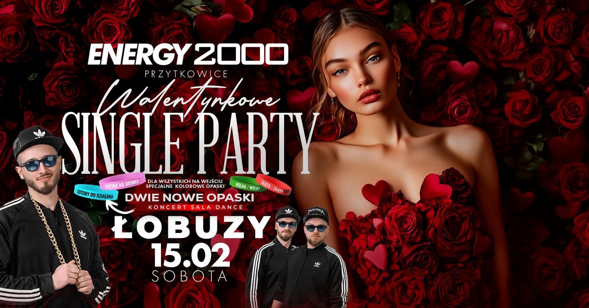 WALENTYNKOWE SINGLE PARTY \u2606 \u0141OBUZY - sala dance