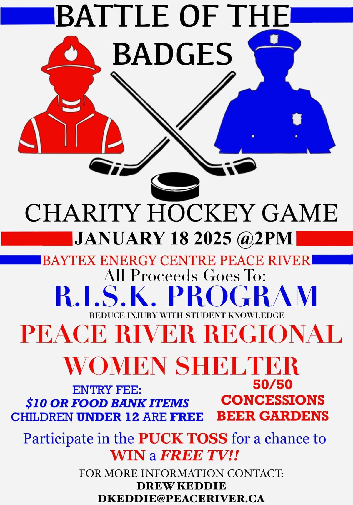 Battle of the Badges Fundraiser Hockey Game