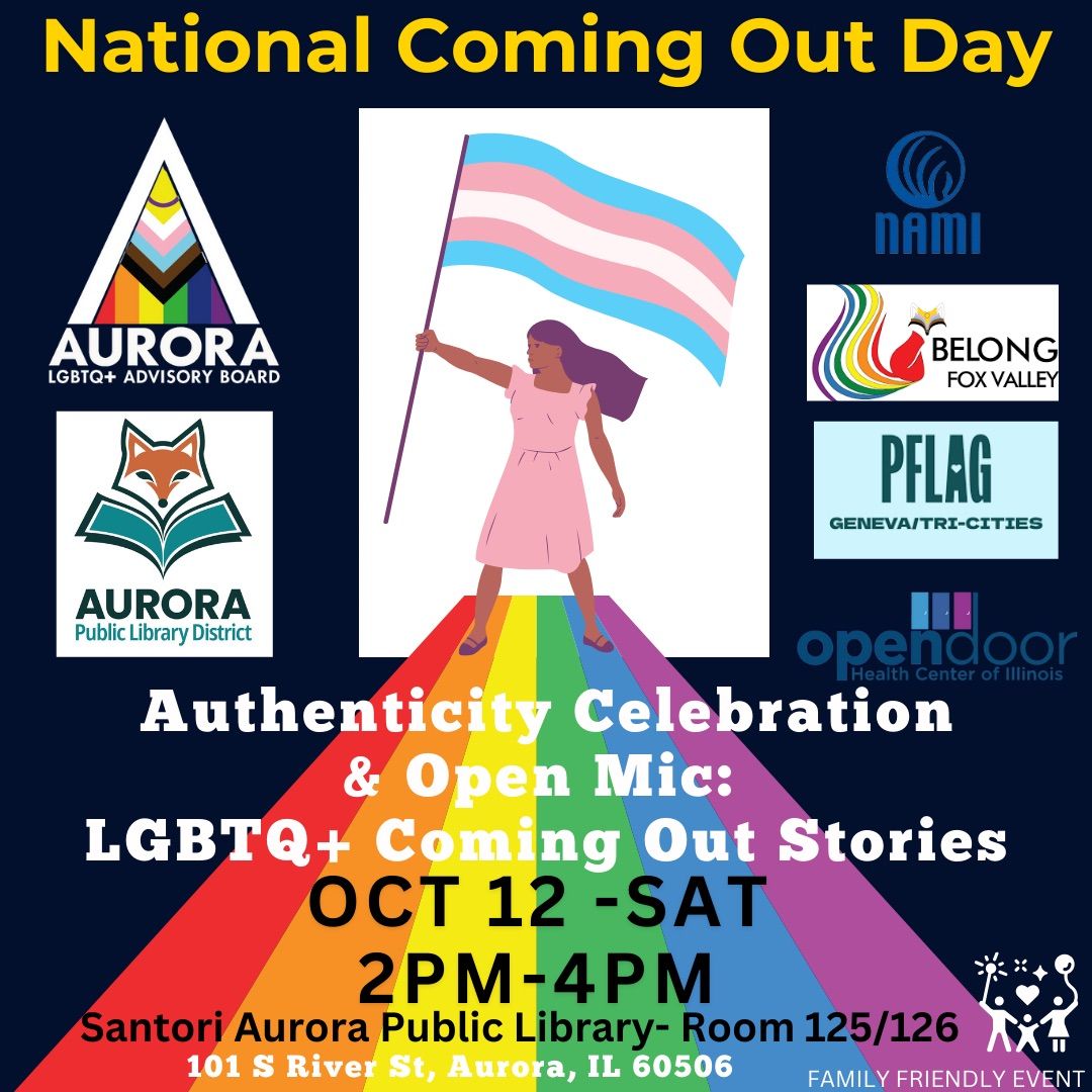 Authenticity Celebration & Open Mic: LGBTQ+ Coming Out Stories