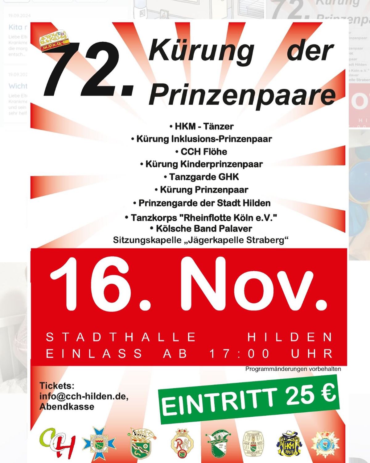 K\u00fcrung der Prinzenpaare