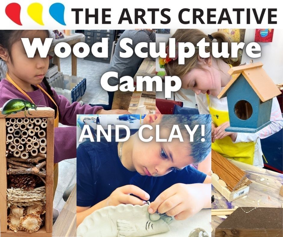 FULL DAYS! July 8th-July 12th : Wood Sculpture Art Summer Camp