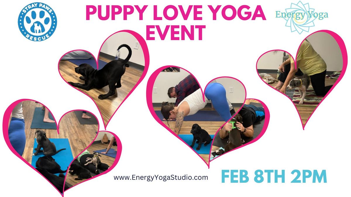 Puppies and Yoga - Valentine Edition