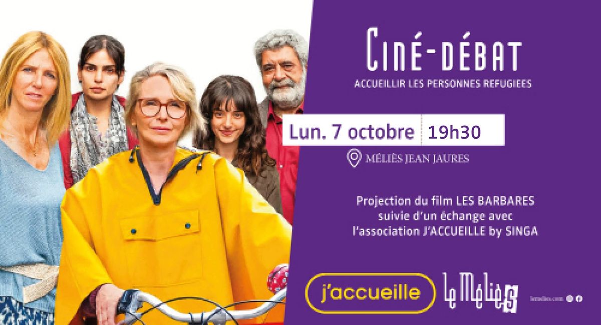 CINE-DEBAT : LES BARBARES \/\/ ACCUEILLIR LES PERSONNES REFUGI\u00c9ES