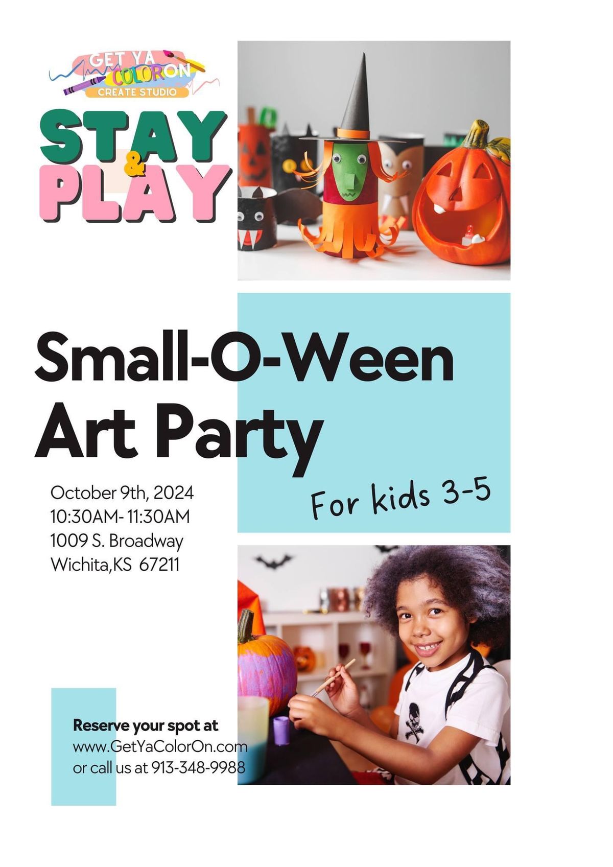 Stay & Play: Small-O-Ween Art Party 