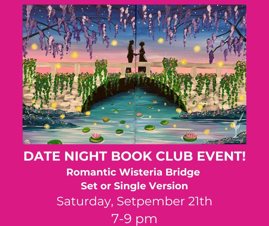 DATE NIGHT THEMED ART-Romantic Wisteria Bridge Set or Single Version