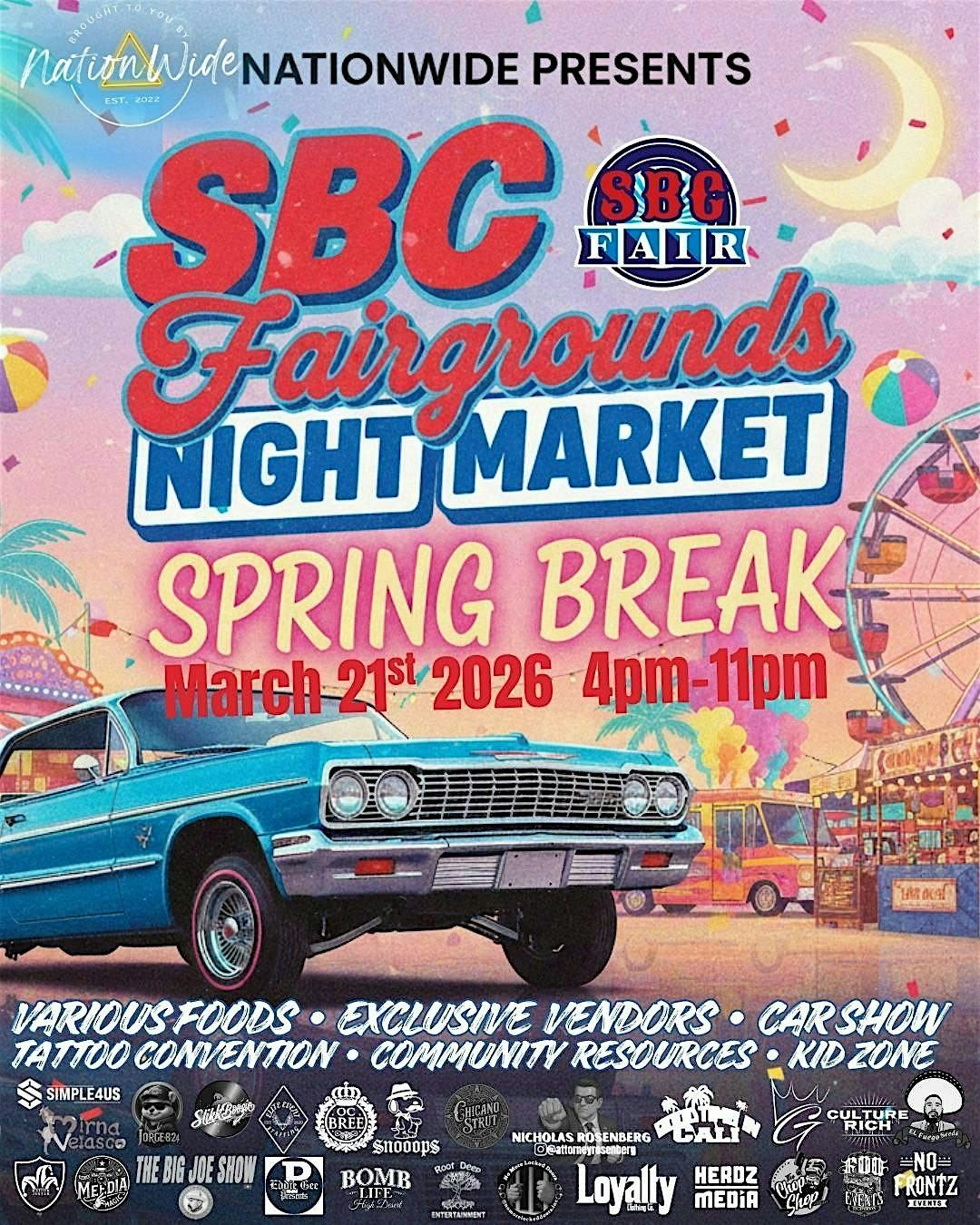 SBC Fairgrounds Night Market Spring Break, SBC County Fairgrounds ...