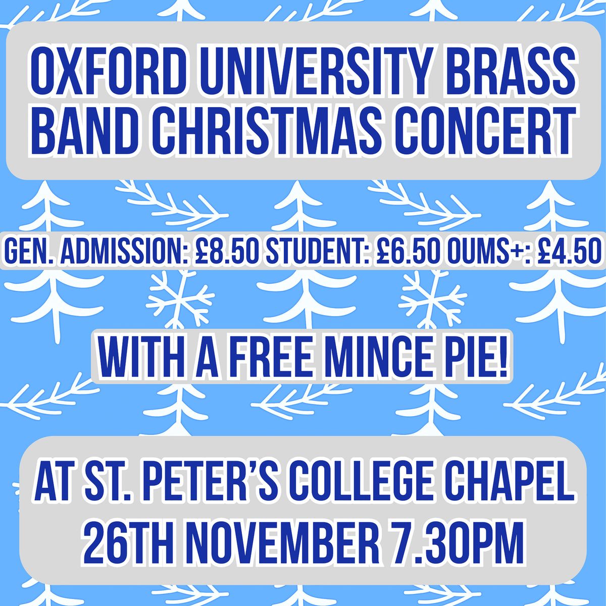 Oxford University Brass Band Christmas Concert 