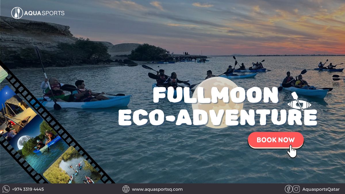 \ud83c\udf15\u2728 Dive into the Full Moon Adventure with Nightfall Kayaking! \ud83d\udef6\ud83c\udf3f