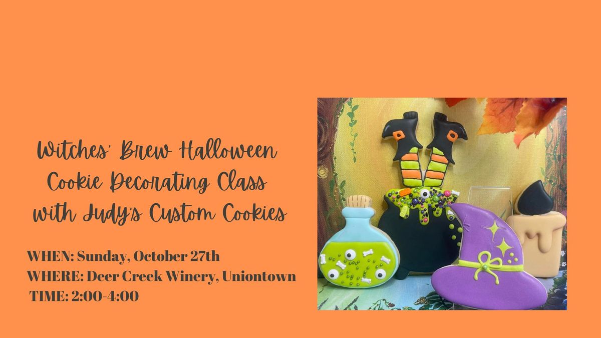 Witches' Brew Halloween Cookie Decorating Class