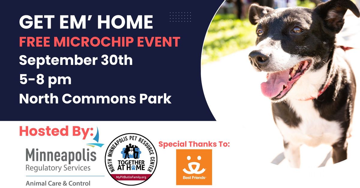 Get Em' Home - Free Pet Microchip Event