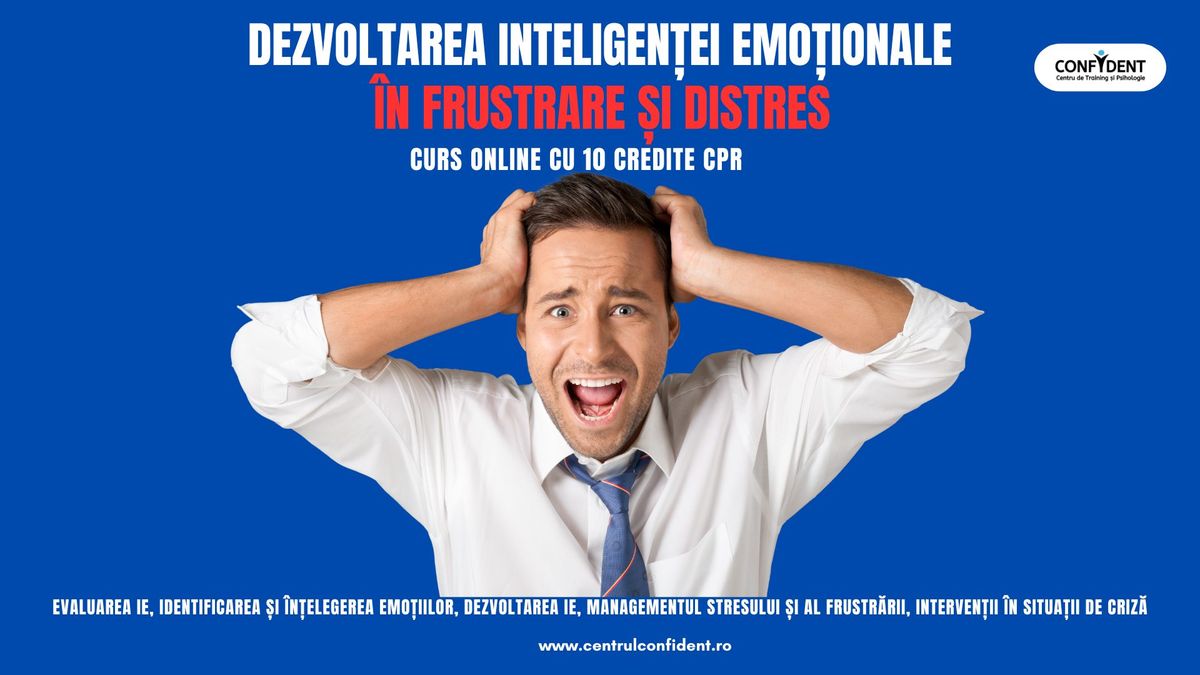 Dezvoltarea inteligen\u021bei emo\u021bionale \u2013 Curs ONLINE cu 10 credite CPR