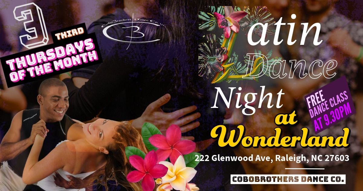 3rd Thursday Latin Dance Party at Wonderland