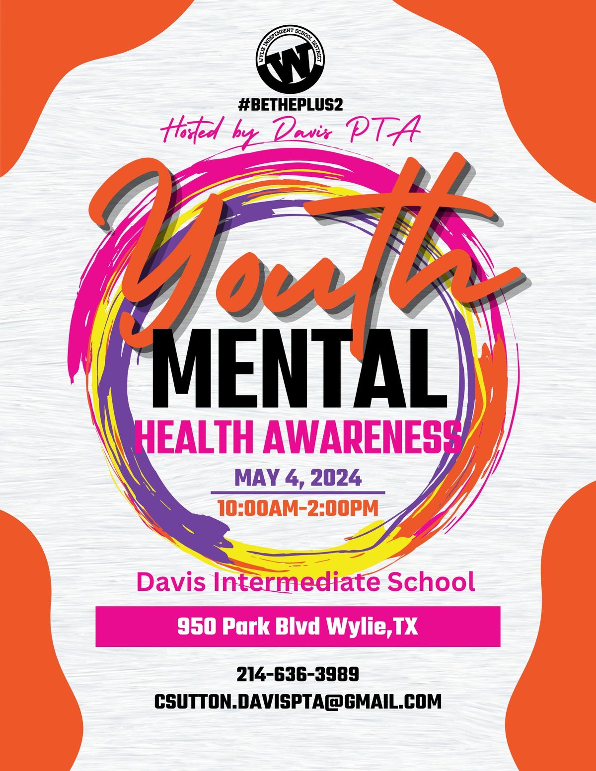 Youth Mental Health Awareness Event