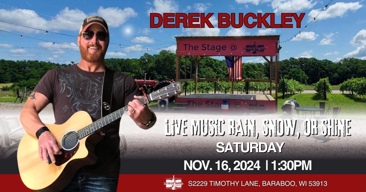 Derek Buckley at Broken Bottle Winery