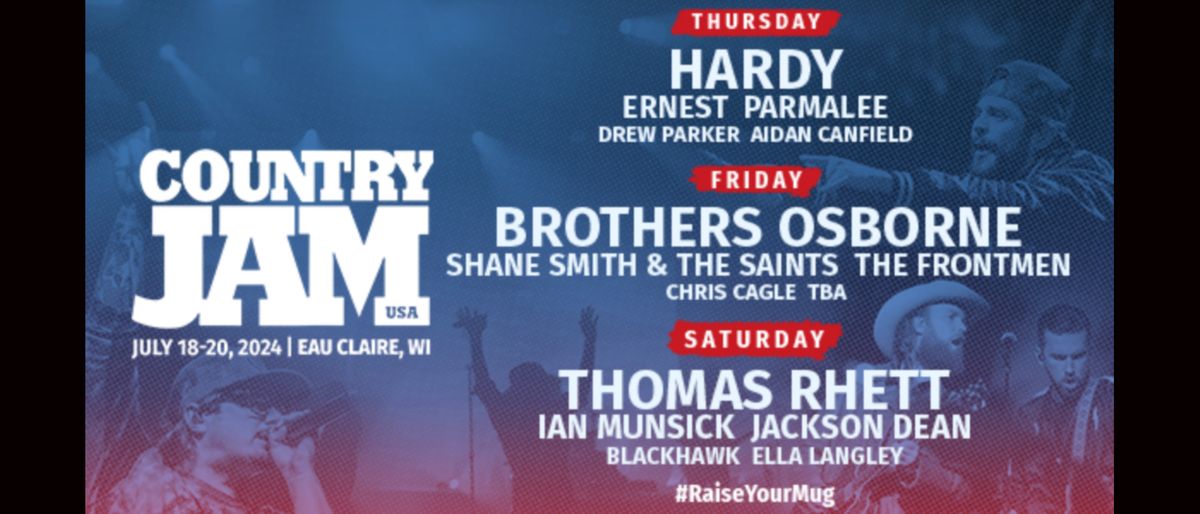 2024 Country Jam WI - 3 Day Pass (Concert)