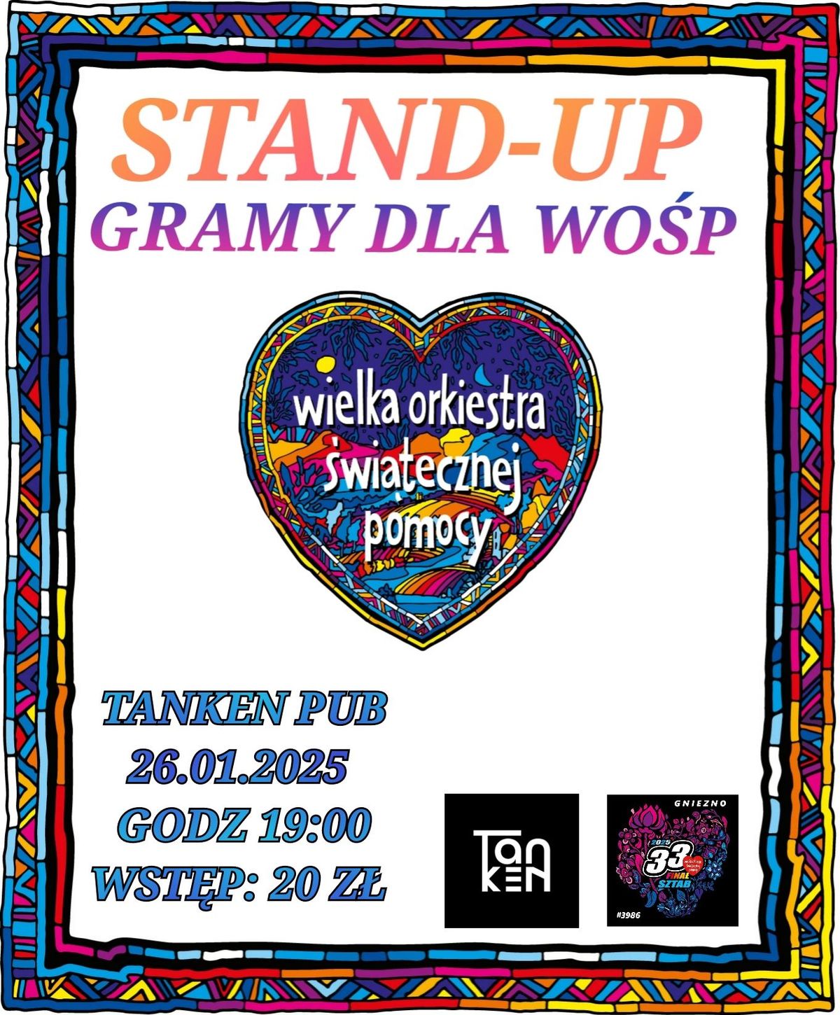 GNIEZNO | STAND-UP Dla WO\u015aP 